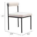 Livorno Dining Chair Ivory