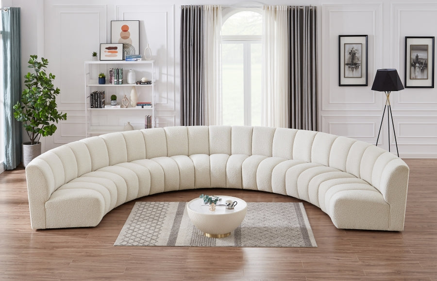 Infinity Boucle Fabric 7pc. Sectional
