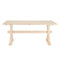 Windchime 71" Wood Dining Table