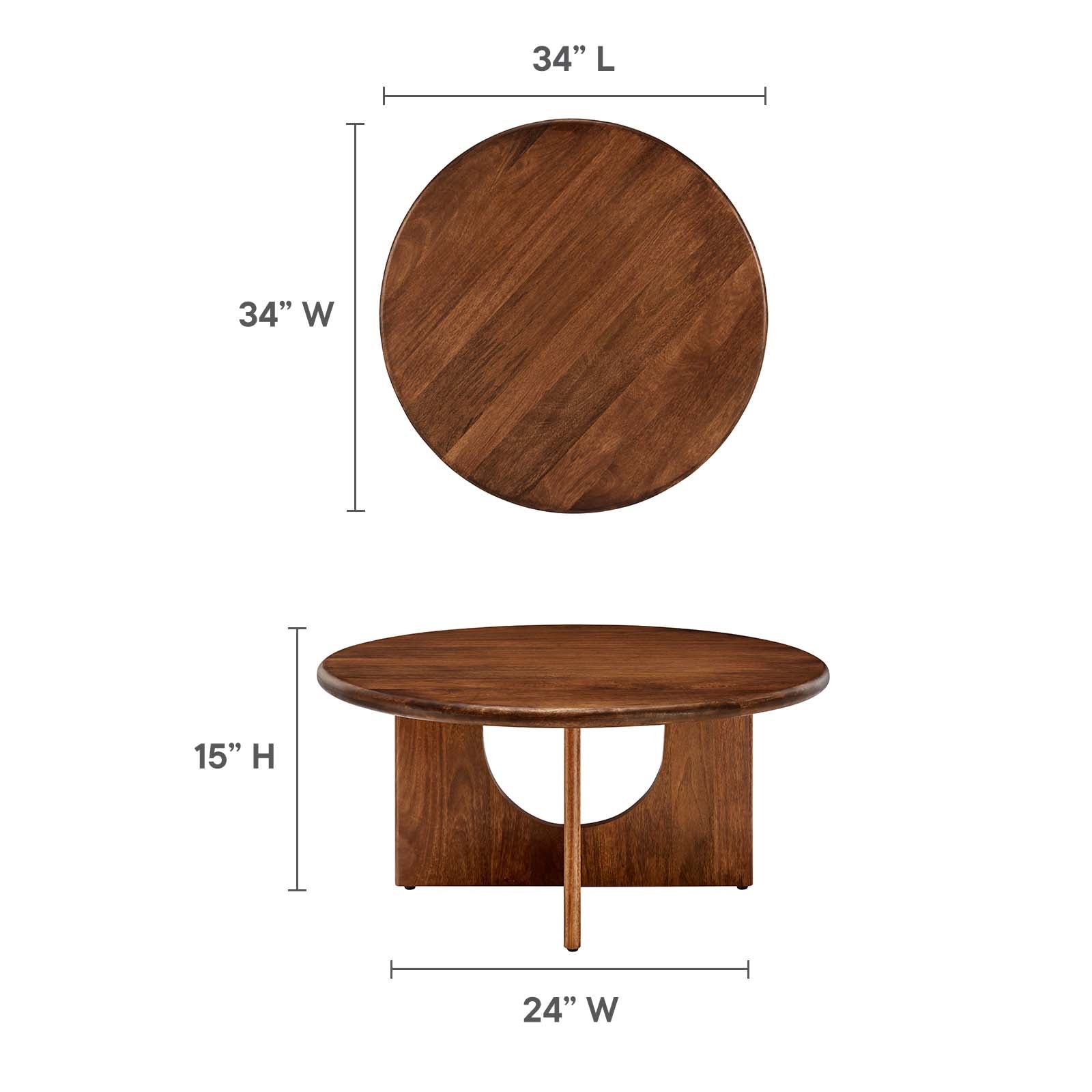 Rivian Round 34" Coffee Table