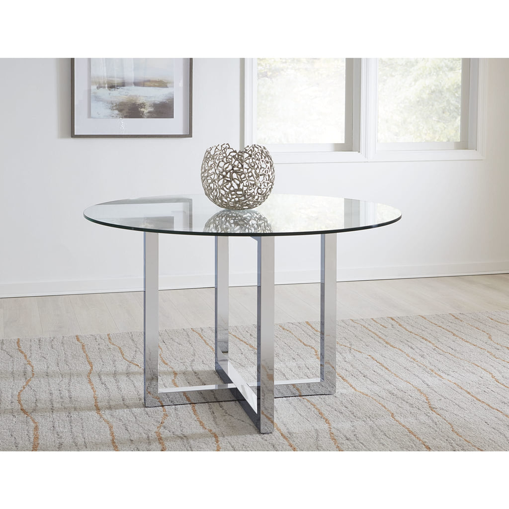 Amalfi 48 inch Round Glass Top Counter Table – Hollywood Glam Furnitures, image size:1024x1024