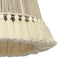 Helen Large White Cotton Tasseled Pendant Lamp