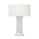 Rapunzel White and Cream Table Lamp