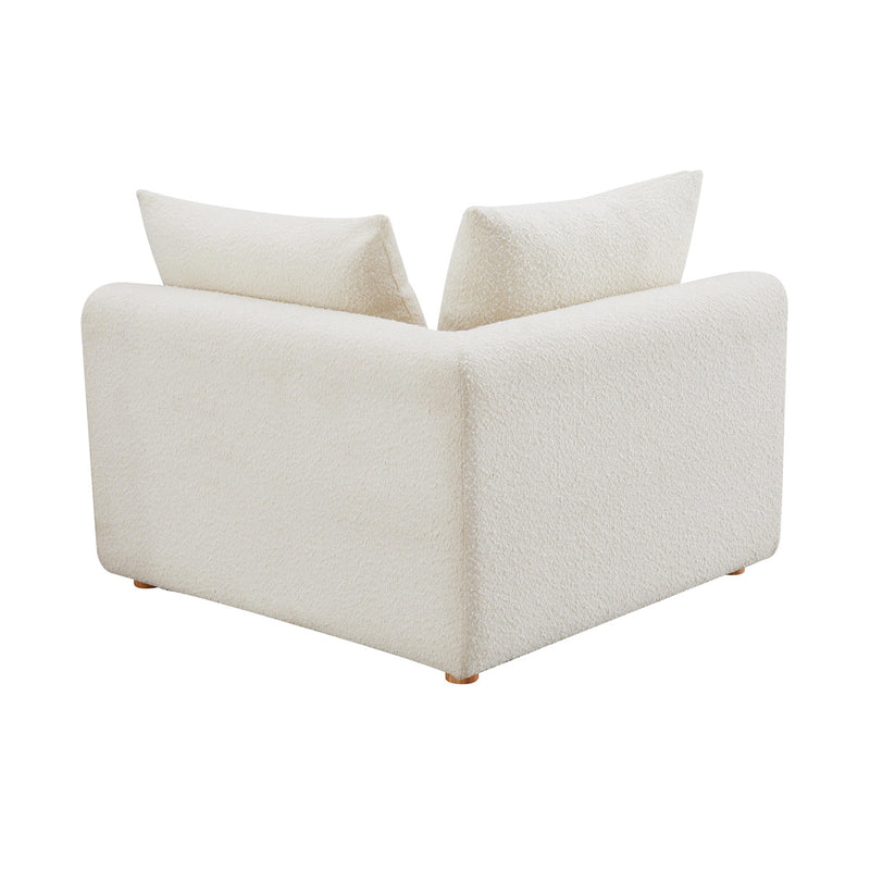 Hangover Cream Boucle Modular Corner Chair