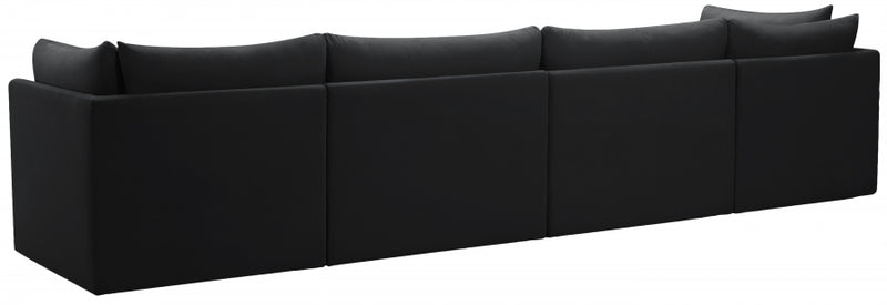 Jacob Velvet Modular 4 Piece Sofa