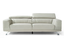 Divani Casa Brustle Modern Light Grey Eco-Leather Sofa Set
