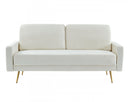 Divani Casa Huffine - Modern Fabric Sofa