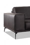 Accenti Italia Darwin - Italian Modern Dark Brown Leather Sofa