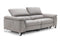 Divani Casa Maine - Modern Light Grey Fabric Sofa w/ Electric Recliners