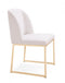 Modrest Muir - Modern White Sherpa Dining Chair