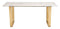 Atlas Dining Table White & Gold