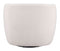 Govan Swivel Chair Ivory