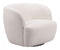 Govan Swivel Chair Ivory