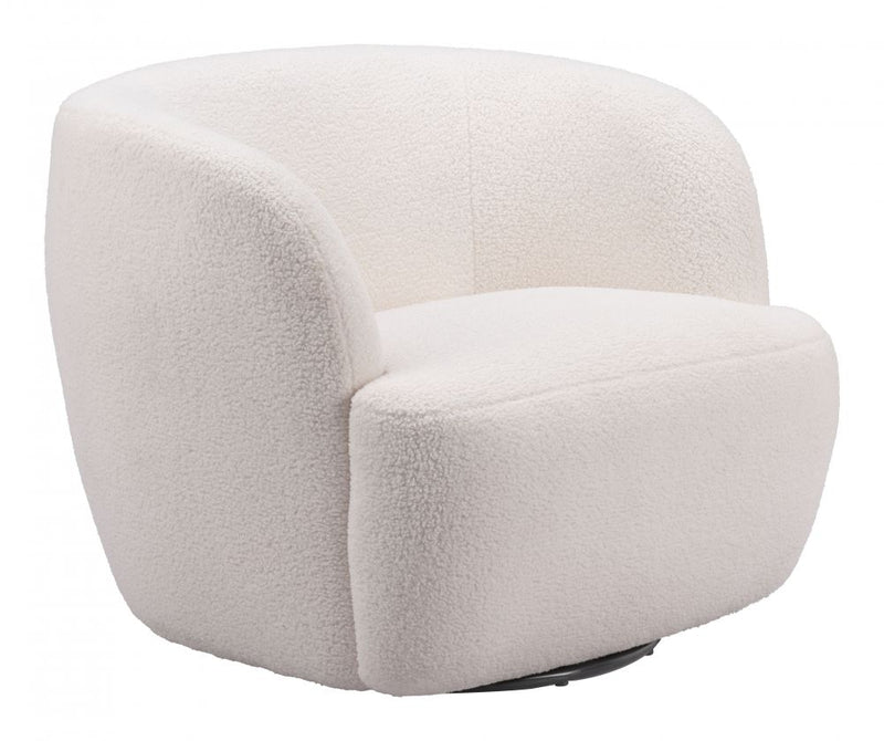 Govan Swivel Chair Ivory