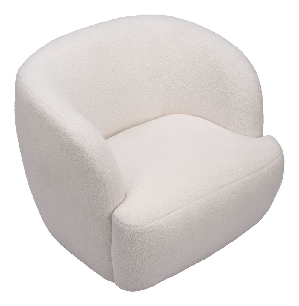 Govan Swivel Chair Ivory