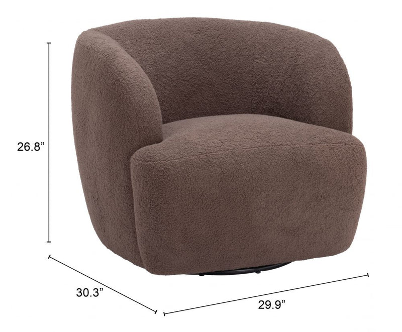 Govan Swivel Chair Ivory