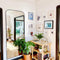 Edge Black Arch Floor Mirror