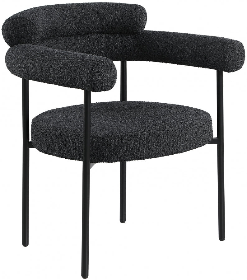 Blake Boucle Fabric Dining Chair