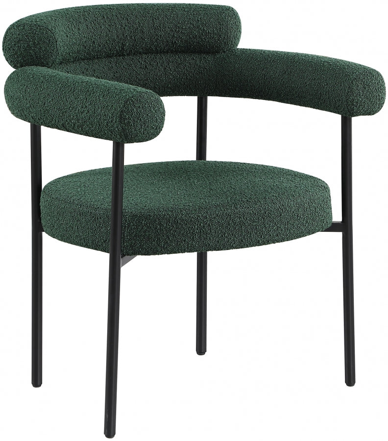 Blake Boucle Fabric Dining Chair