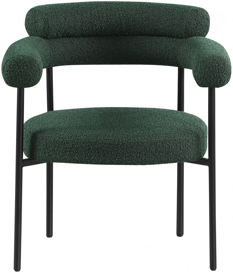 Blake Boucle Fabric Dining Chair