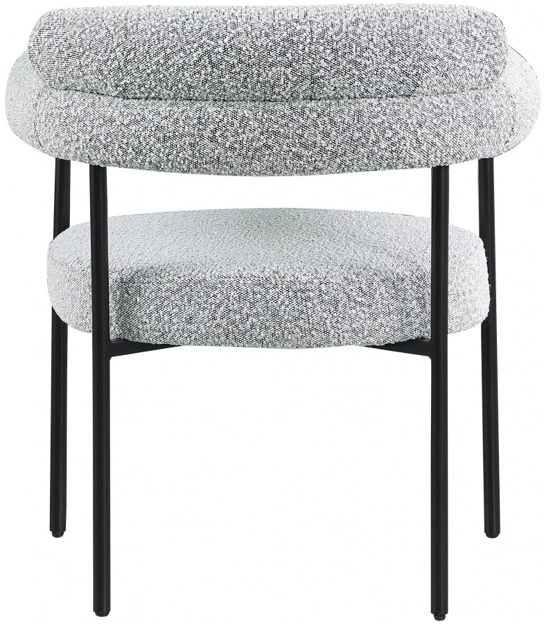 Blake Boucle Fabric Dining Chair