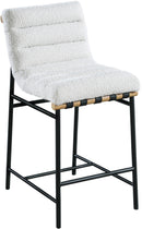 Burke Boucle Fabric Counter Stool