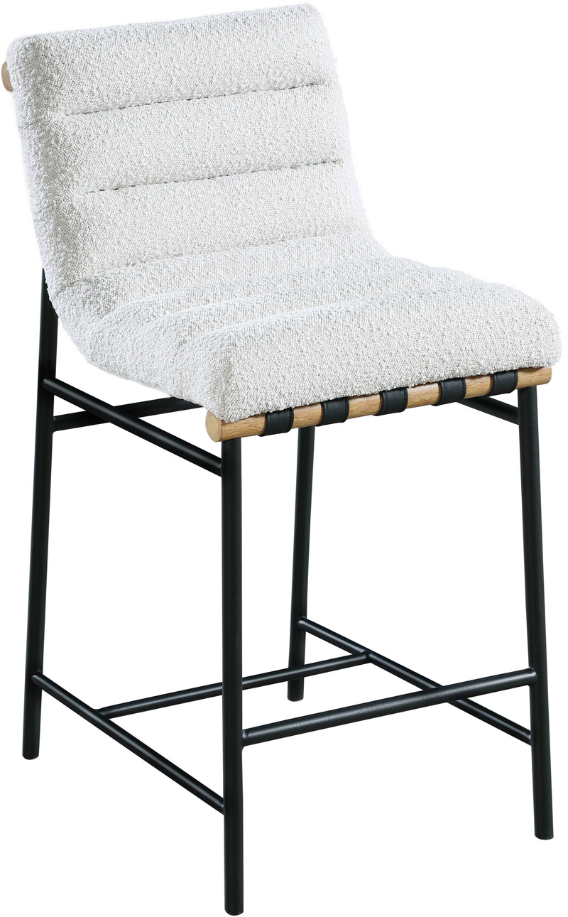 Burke Boucle Fabric Counter Stool