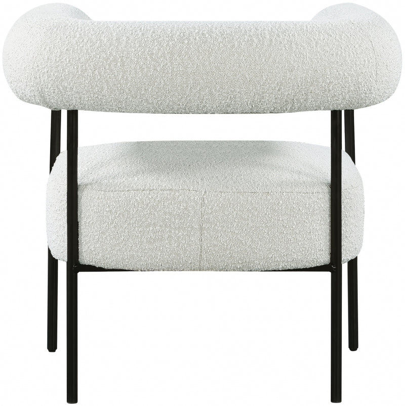 Blake Boucle Fabric Accent Chair