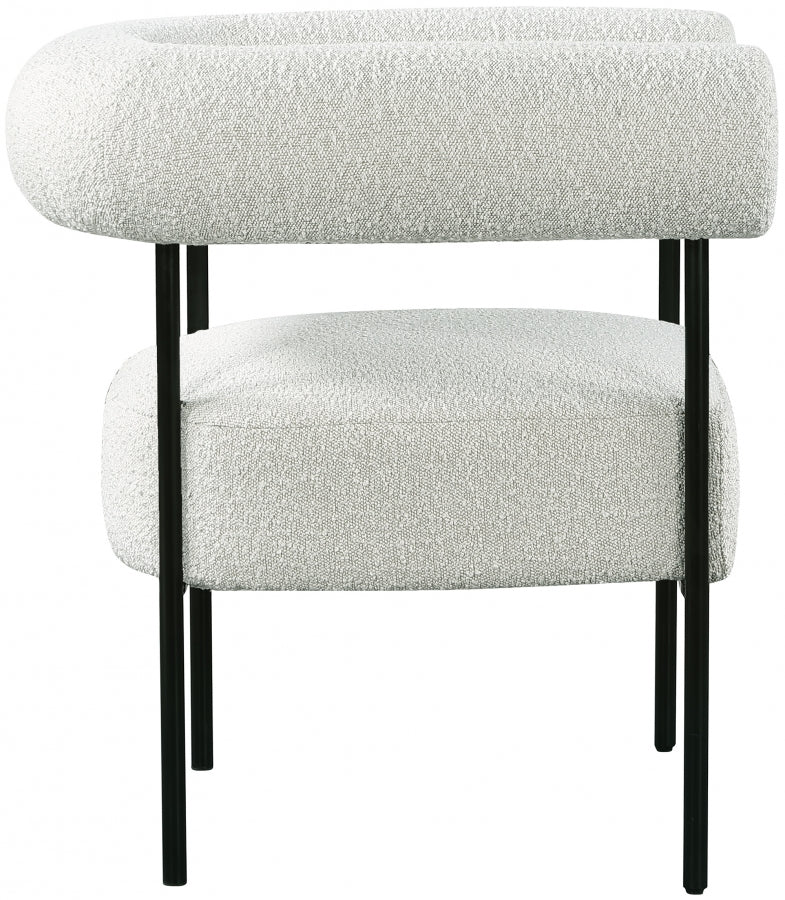 Blake Boucle Fabric Accent Chair