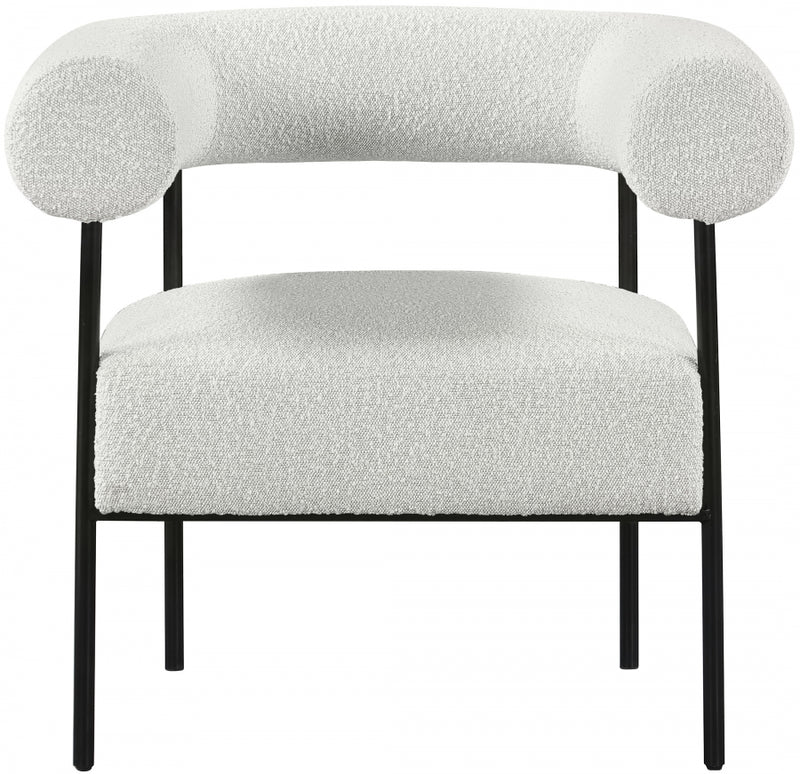 Blake Boucle Fabric Accent Chair