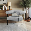 Blake Boucle Fabric Accent Chair