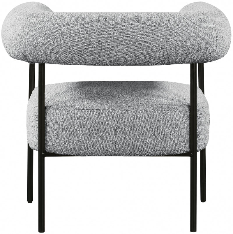 Blake Boucle Fabric Accent Chair