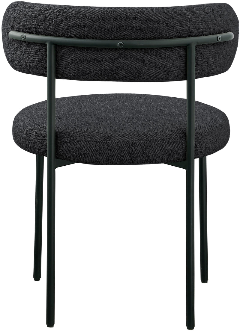 Beacon Boucle Fabric Dining Chair