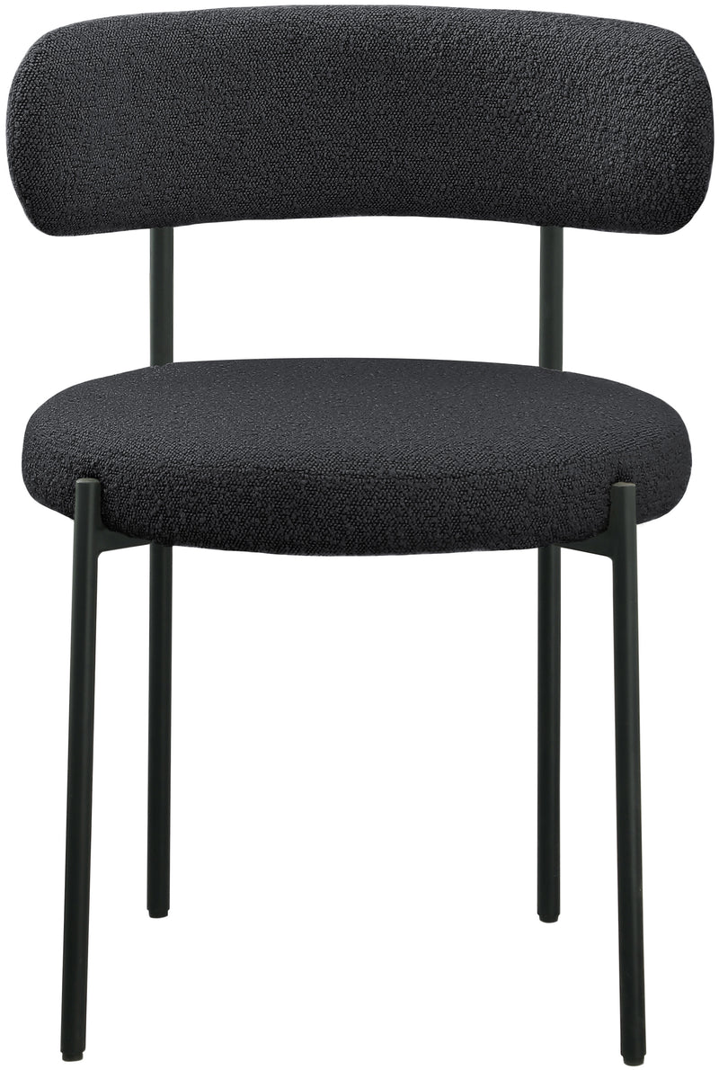 Beacon Boucle Fabric Dining Chair