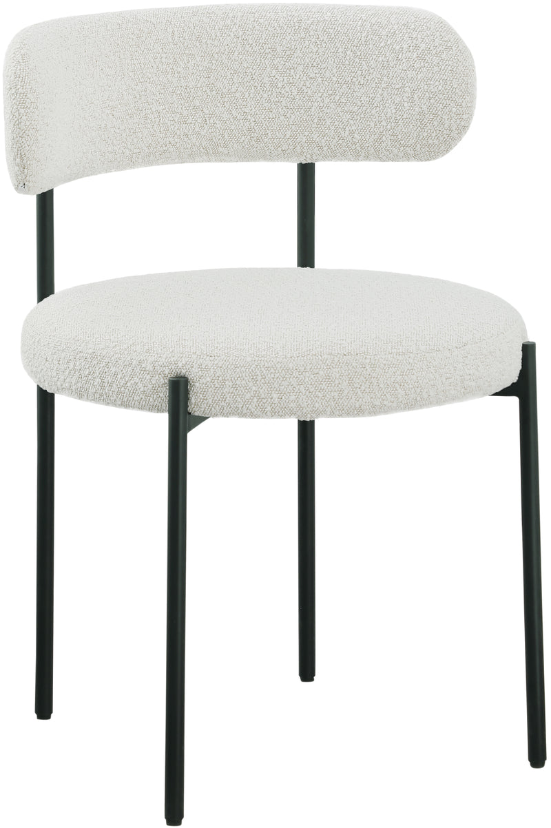 Beacon Boucle Fabric Dining Chair