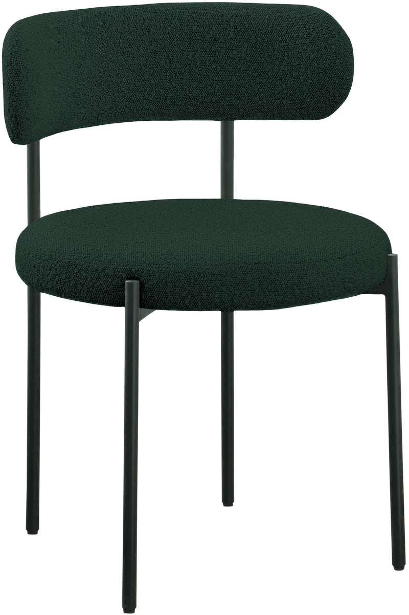 Beacon Boucle Fabric Dining Chair