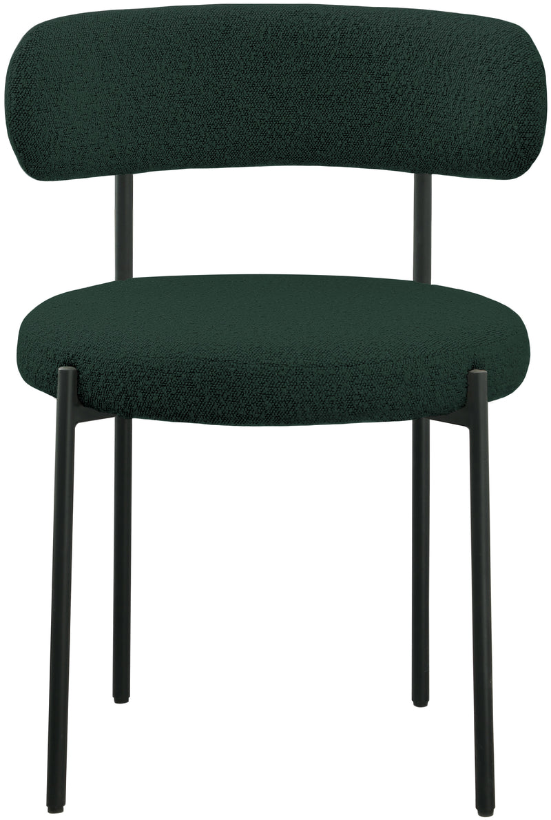 Beacon Boucle Fabric Dining Chair