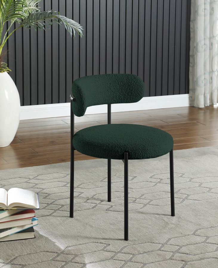 Beacon Boucle Fabric Dining Chair