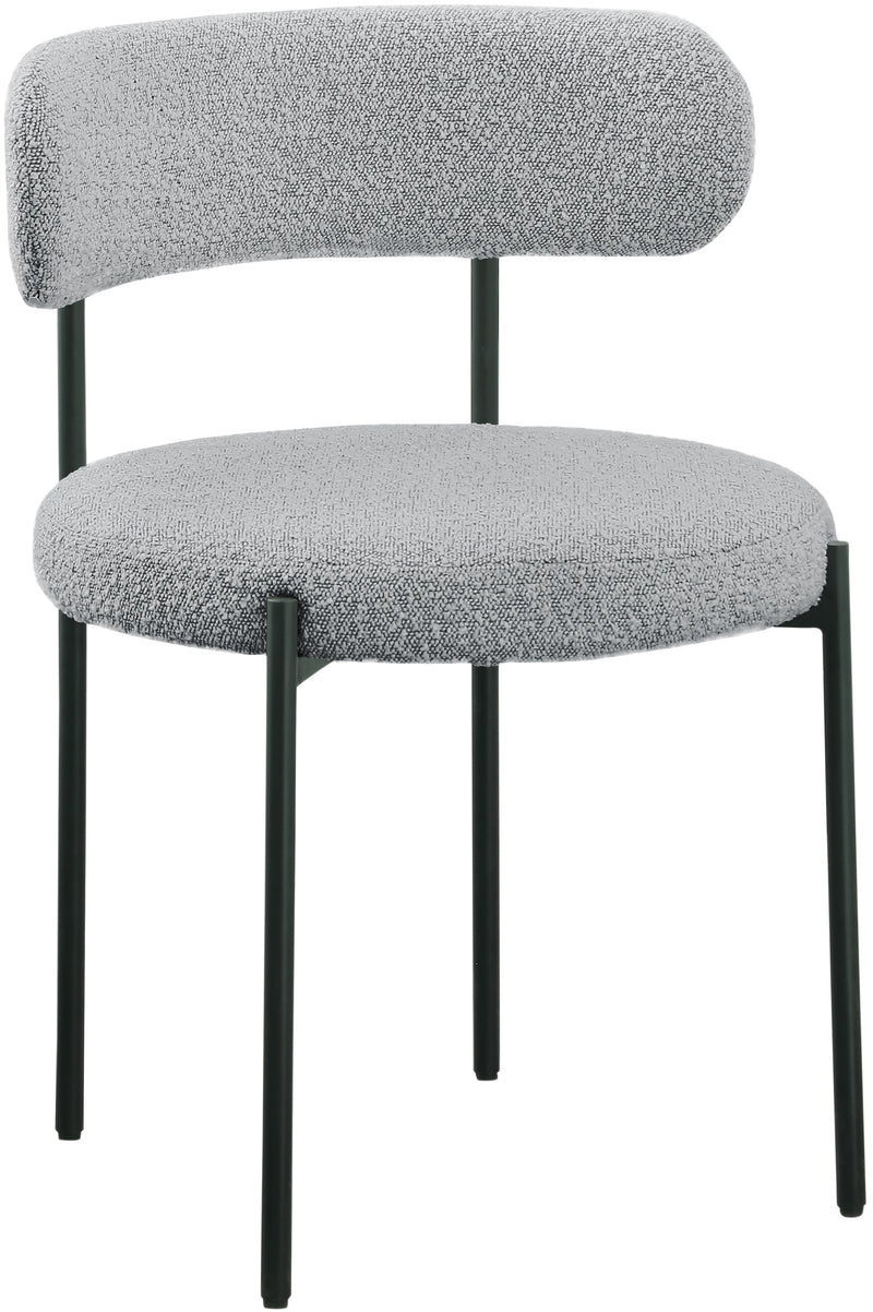 Beacon Boucle Fabric Dining Chair