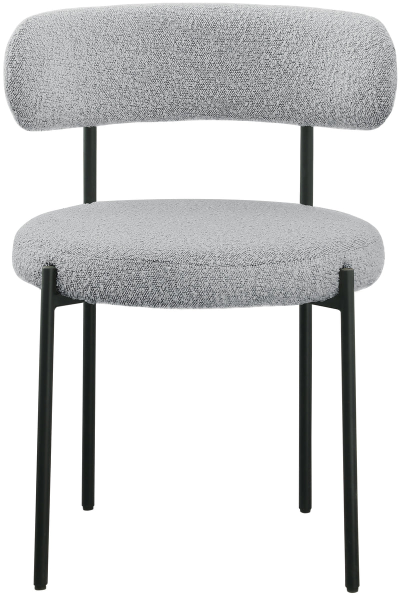 Beacon Boucle Fabric Dining Chair