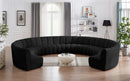 Infinity Boucle Fabric 10pc. Sectional