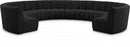 Infinity Boucle Fabric 10pc. Sectional