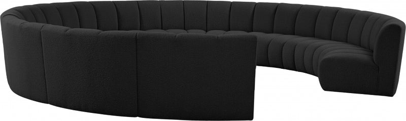 Infinity Boucle Fabric 11pc. Sectional
