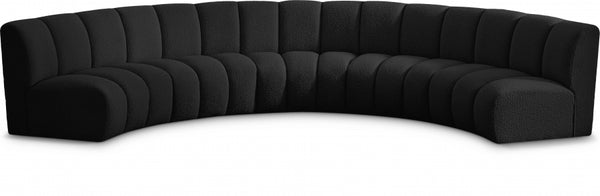Infinity Boucle Fabric 5pc. Sectional
