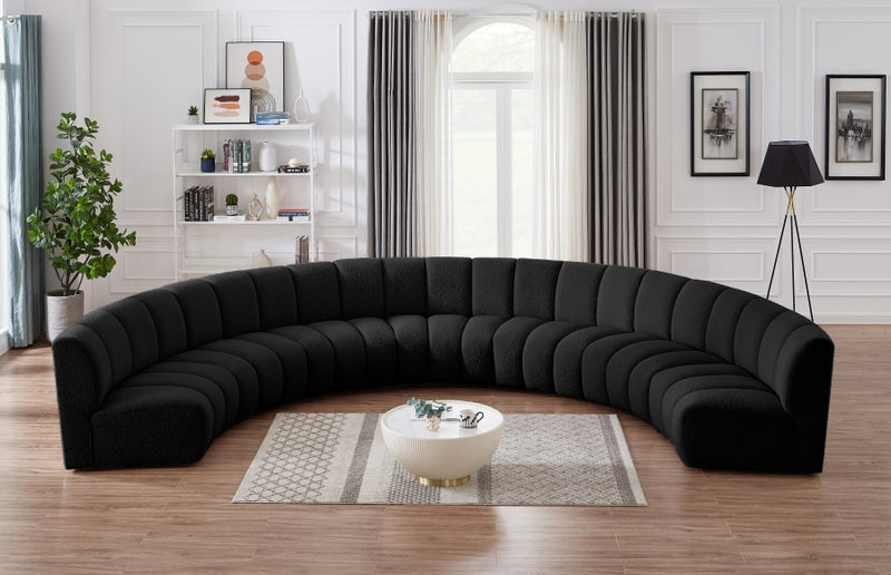 Infinity Boucle Fabric 7pc. Sectional