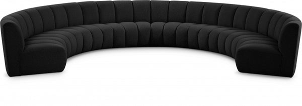 Infinity Boucle Fabric 8pc. Sectional