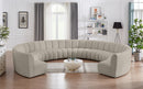 Infinity Boucle Fabric 10pc. Sectional