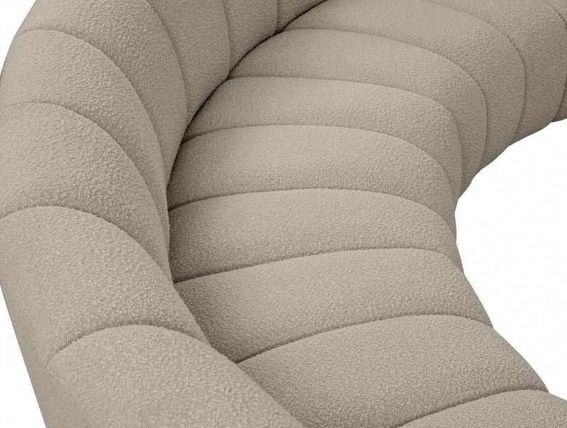 Infinity Boucle Fabric 10pc. Sectional
