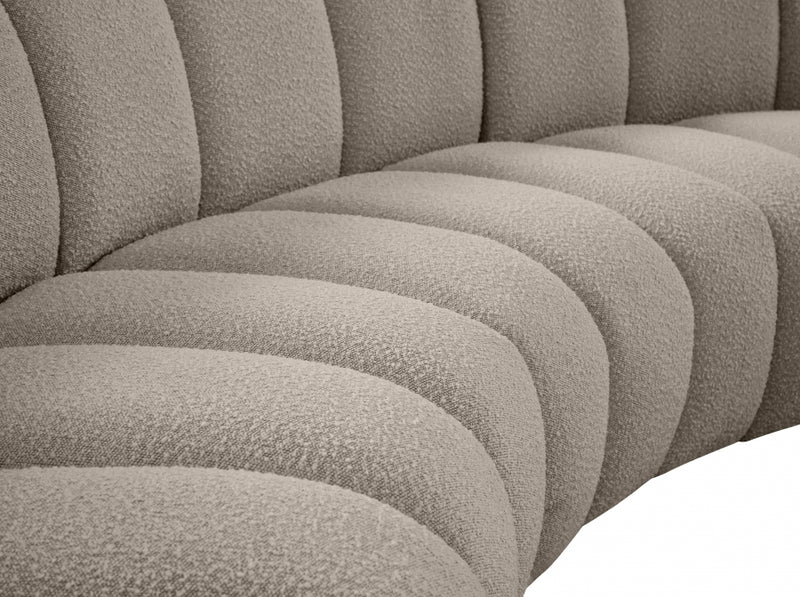 Infinity Boucle Fabric 10pc. Sectional