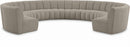 Infinity Boucle Fabric 10pc. Sectional